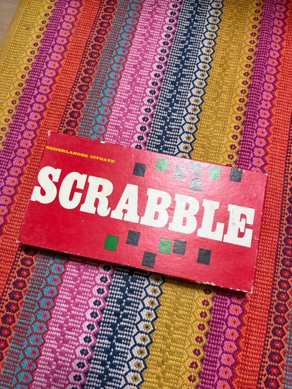 Scrabble board game vintage 1970/1972 Dutch